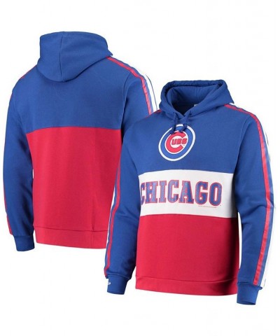 Men's Royal, Red Chicago Cubs Leading Scorer Fleece Pullover Hoodie $48.40 Sweatshirt