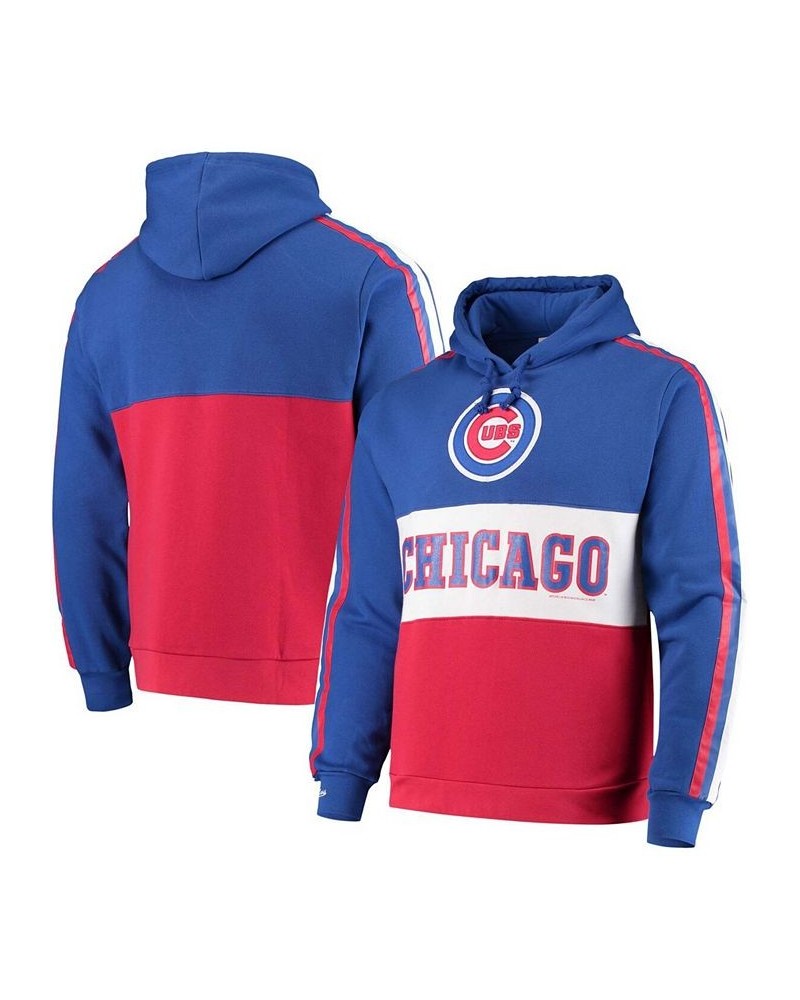 Men's Royal, Red Chicago Cubs Leading Scorer Fleece Pullover Hoodie $48.40 Sweatshirt