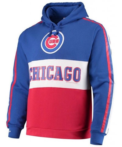 Men's Royal, Red Chicago Cubs Leading Scorer Fleece Pullover Hoodie $48.40 Sweatshirt