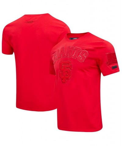 Men's San Francisco Giants Classic Triple Red T-shirt $33.14 T-Shirts