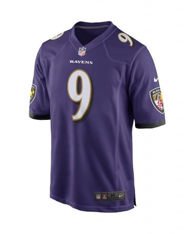 Men's Justin Tucker Purple Baltimore Ravens Game Jersey $54.60 Jersey