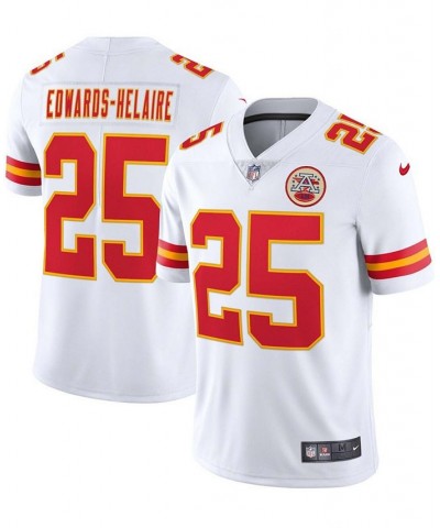 Men's Clyde Edwards-Helaire White Kansas City Chiefs Vapor Limited Jersey $64.60 Jersey