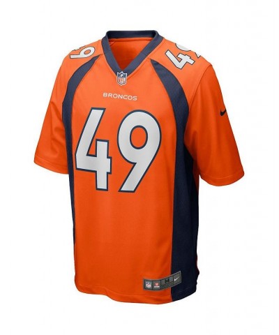 Men's Dennis Smith Orange Denver Broncos Game Retired Player Jersey $64.40 Jersey