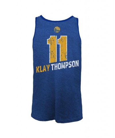 Men's Klay Thompson Royal Golden State Warriors Name and Number Tri-Blend Tank Top $23.03 T-Shirts