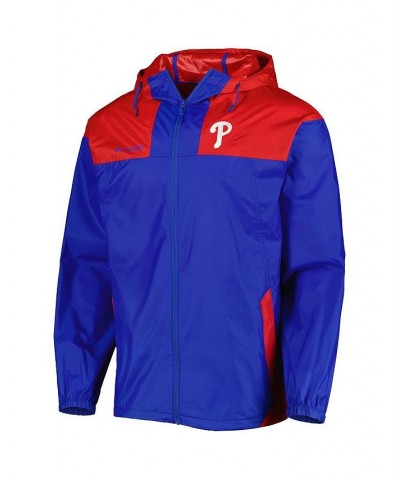 Men's Royal, Red Philadelphia Phillies Omni-Shade Flash Forward Challenger Full-Zip Windbreaker Jacket $45.89 Jackets