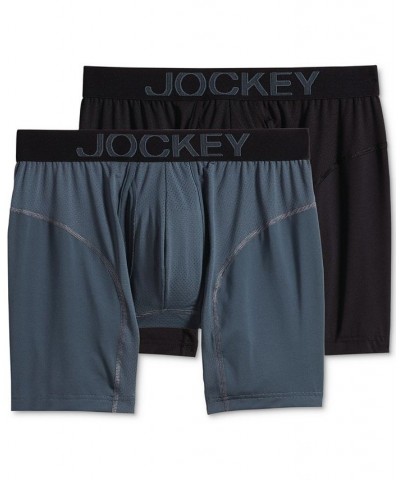 Men's 2-Pk. RapidCool™ Boxer Briefs Gray $13.40 Underwear