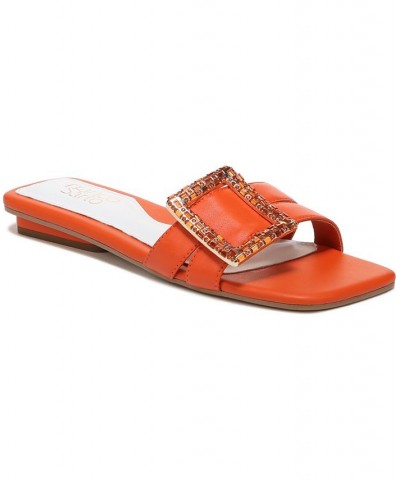 Nalani Slide Sandals Orange $47.60 Shoes