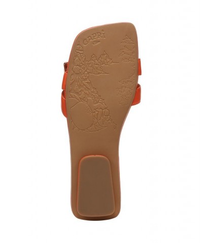 Nalani Slide Sandals Orange $47.60 Shoes