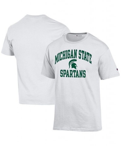 Men's White Michigan State Spartans High Motor T-shirt $15.58 T-Shirts