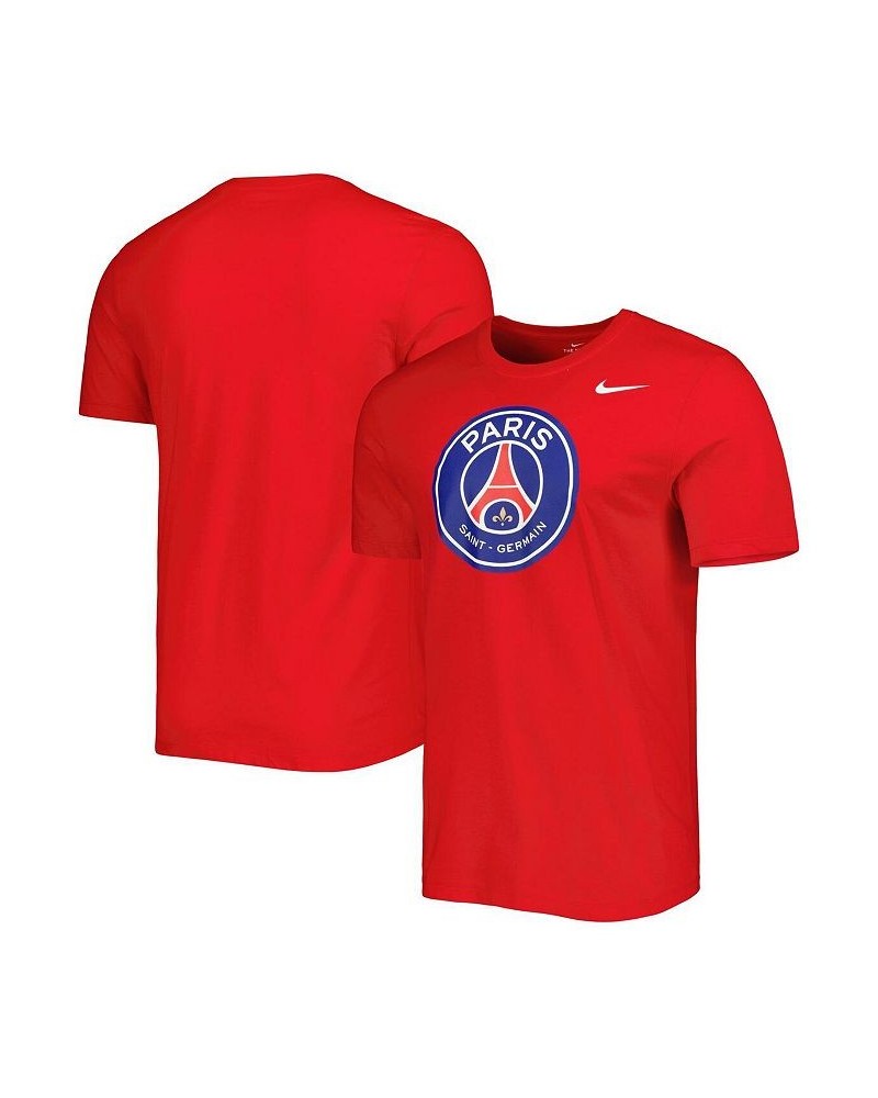 Men's Red Paris Saint-Germain Core T-shirt $22.79 T-Shirts