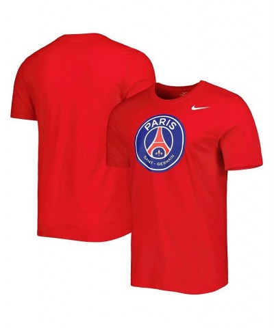 Men's Red Paris Saint-Germain Core T-shirt $22.79 T-Shirts