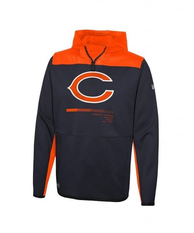 Men's Navy Chicago Bears Combine Authentic Hard Hitter Pullover Hoodie $23.10 Sweatshirt