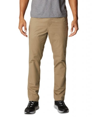 Men's Rapid Rivers UPF 50 Flat Front Pants Brown $30.79 Pants