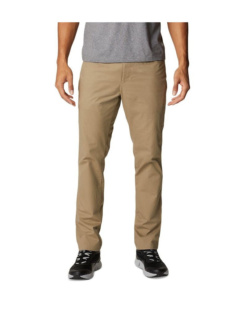 Men's Rapid Rivers UPF 50 Flat Front Pants Brown $30.79 Pants