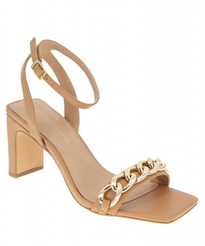 Women's Finda Sandals Tan/Beige $52.89 Shoes