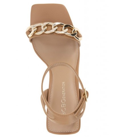 Women's Finda Sandals Tan/Beige $52.89 Shoes