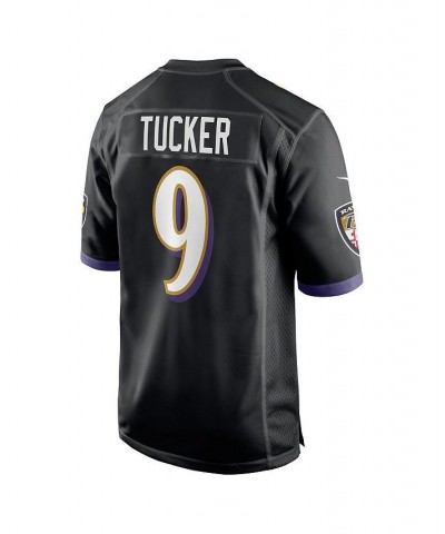 Men's Justin Tucker Black Baltimore Ravens Player Game Jersey $70.00 Jersey