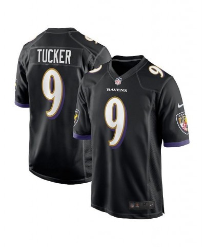 Men's Justin Tucker Black Baltimore Ravens Player Game Jersey $70.00 Jersey