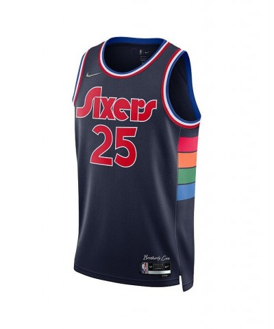 Men's Ben Simmons Navy Philadelphia 76ers 2021/22 Swingman Jersey - City Edition $34.24 Jersey