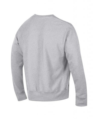 Men's Heathered Gray Washington Capitals Reverse Weave Pullover Sweatshirt $44.19 Sweatshirt