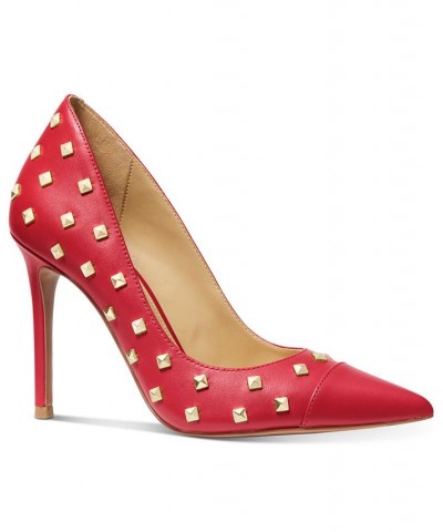 Women's Keke Pointed Pumps Red $38.22 Shoes