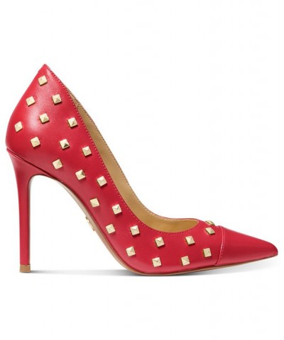 Women's Keke Pointed Pumps Red $38.22 Shoes