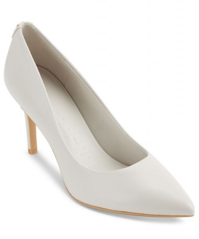 Women's Royale Pointed-Toe Patent Dress Pumps White $54.74 Shoes