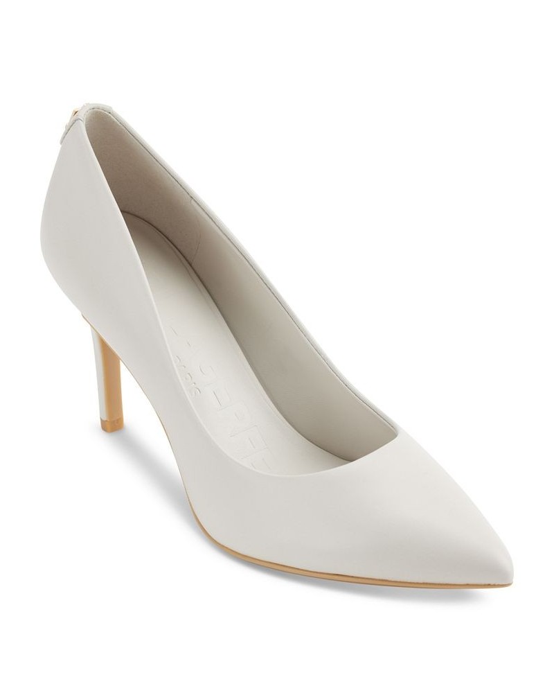 Women's Royale Pointed-Toe Patent Dress Pumps White $54.74 Shoes