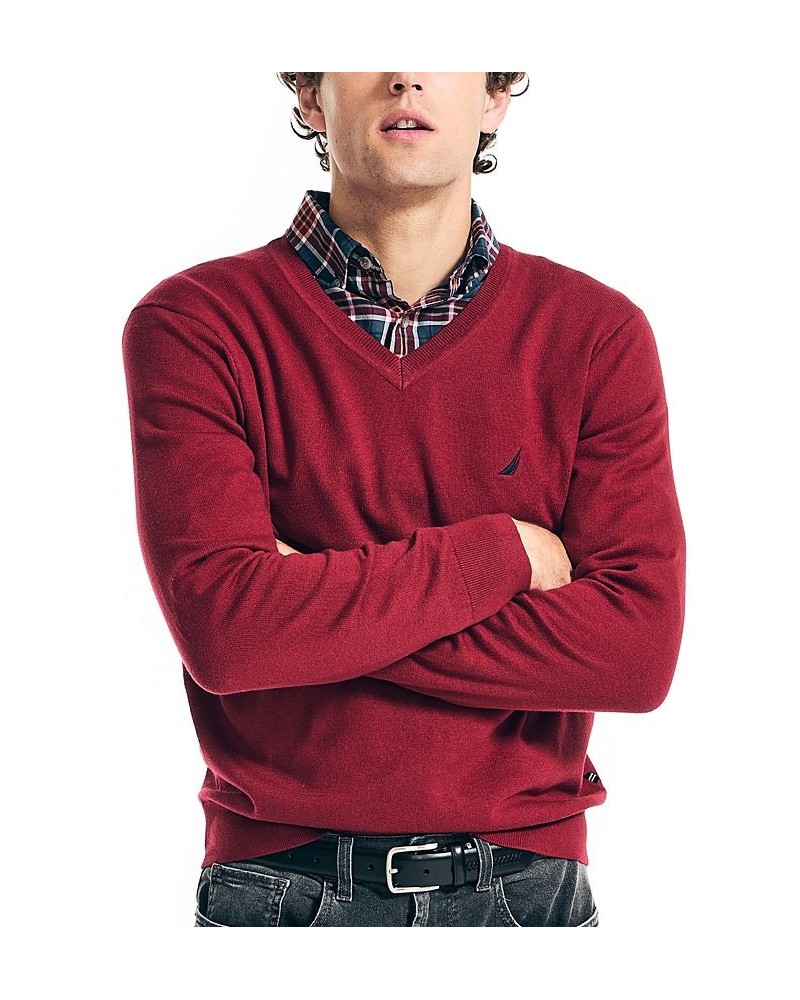 Men's Navtech Performance Classic-Fit Soft V-Neck Sweater PD06 $30.55 Sweaters