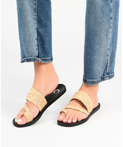 Women's Zindy Raffia Sandals PD01 $32.90 Shoes