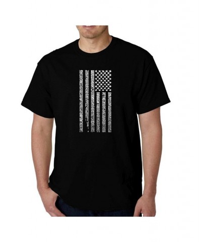 Mens Word Art T-Shirt - Anthem Black $13.99 T-Shirts