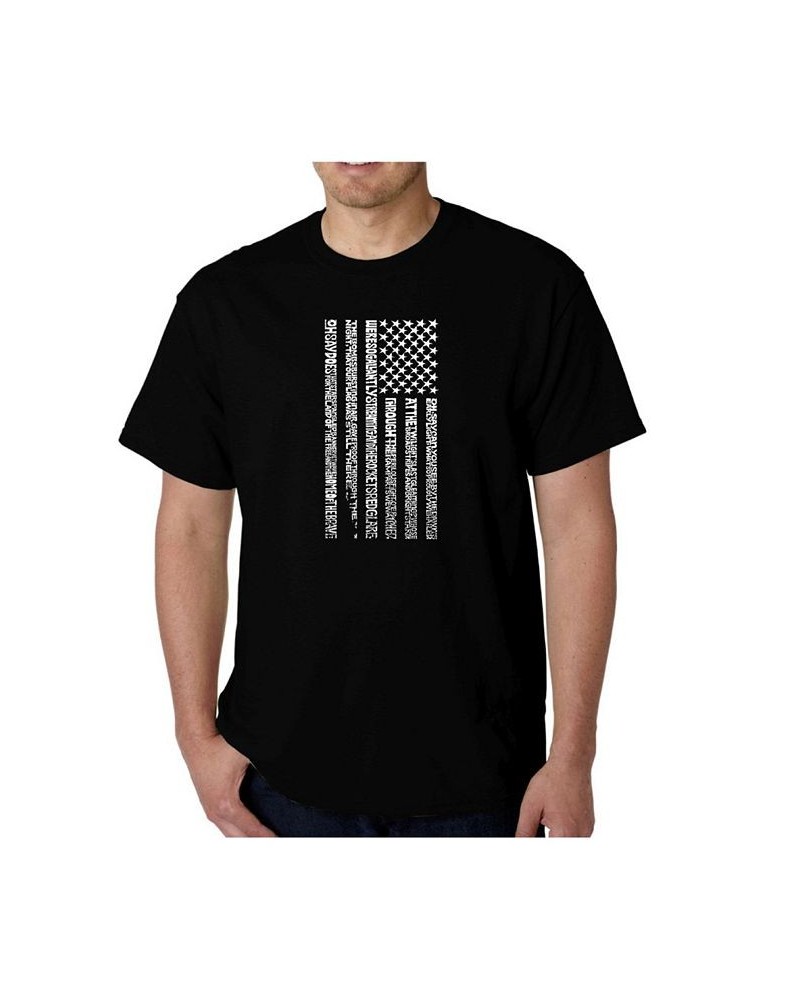 Mens Word Art T-Shirt - Anthem Black $13.99 T-Shirts