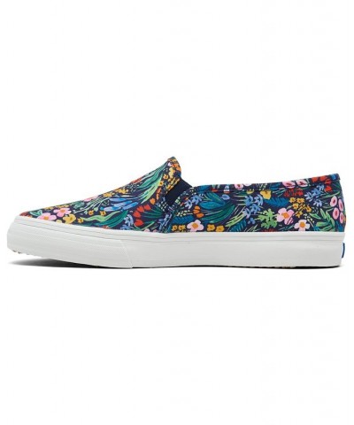 Women's x Rifle Paper Co. Double Decker Garden Party Canvas Slip-On Casual Sneakers Multi $36.90 Shoes