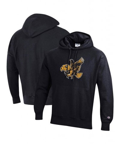 Men's Black Iowa Hawkeyes Vault Logo Reverse Weave Pullover Hoodie $48.44 Sweatshirt