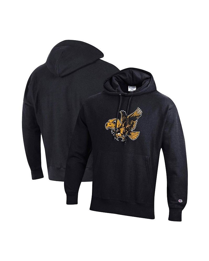 Men's Black Iowa Hawkeyes Vault Logo Reverse Weave Pullover Hoodie $48.44 Sweatshirt