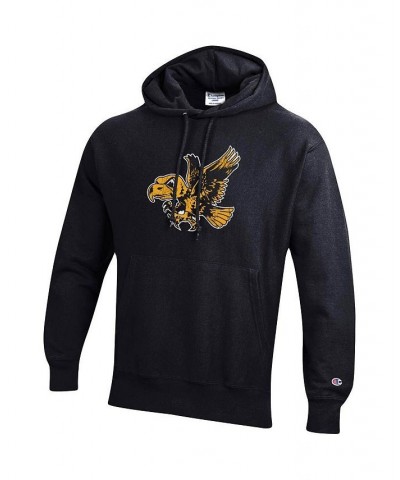 Men's Black Iowa Hawkeyes Vault Logo Reverse Weave Pullover Hoodie $48.44 Sweatshirt